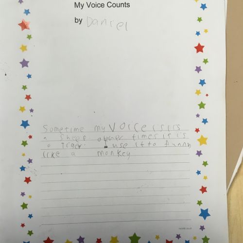 National poetry day - 'My Voice' poems
